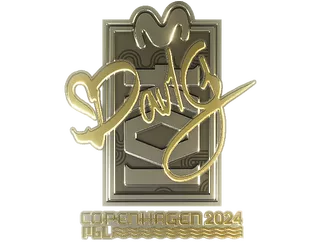 Sticker | dav1g (Gold)