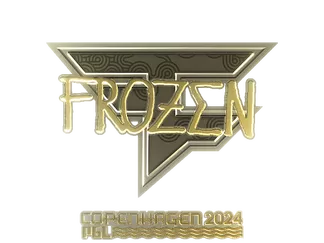 Sticker | frozen (Gold)