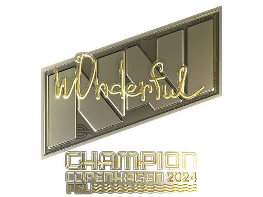 Sticker | w0nderful (Gold, Champion) | Copenhagen 2024