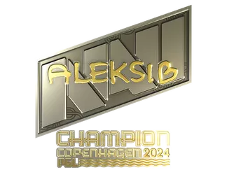 Sticker | Aleksib (Gold, Champion)