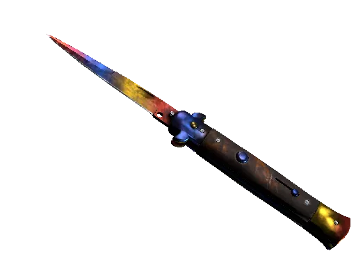 ★ Stiletto Knife | Marble Fade (Minimal Wear)