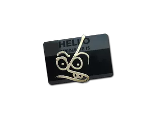 Sticker | Hello MP7 (Gold)