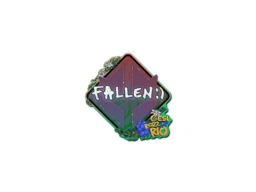 Sticker | FalleN (Glitter) | Rio 2022