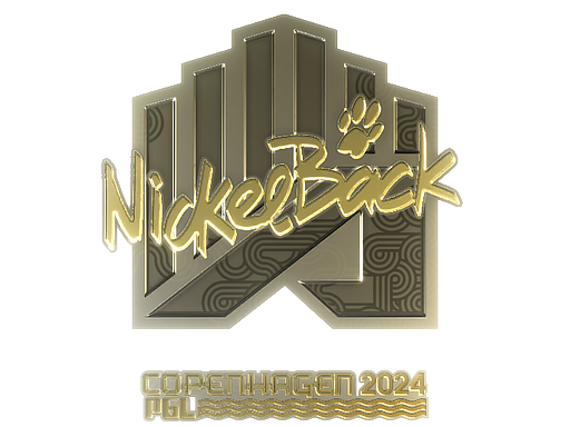 Sticker | NickelBack (Gold) | Copenhagen 2024