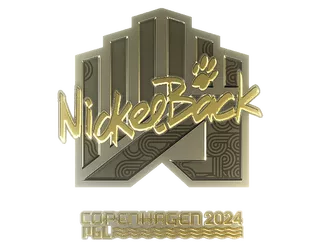 Sticker | NickelBack (Gold)