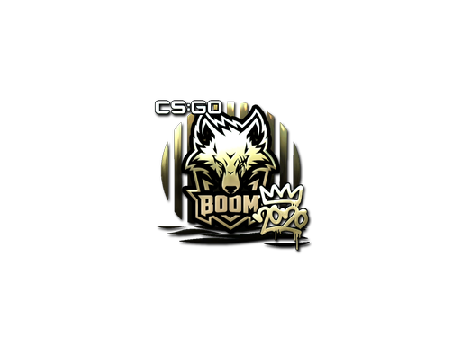 Sticker | Boom (Gold) | 2020 RMR