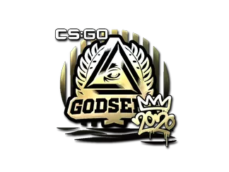 Sticker | GODSENT (Gold)