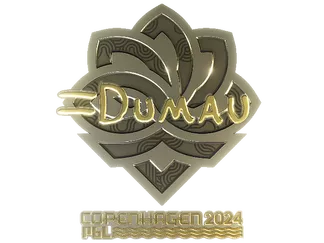 Sticker | dumau (Gold)