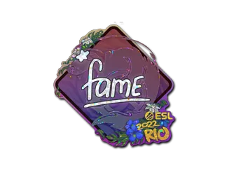 Sticker | fame (Glitter)