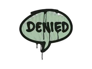 Sealed Graffiti | Denied (Cash Green)