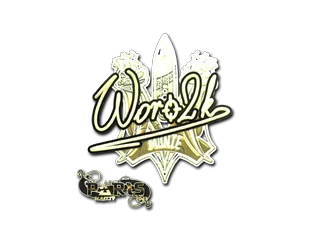 Sticker | Woro2k (Gold)