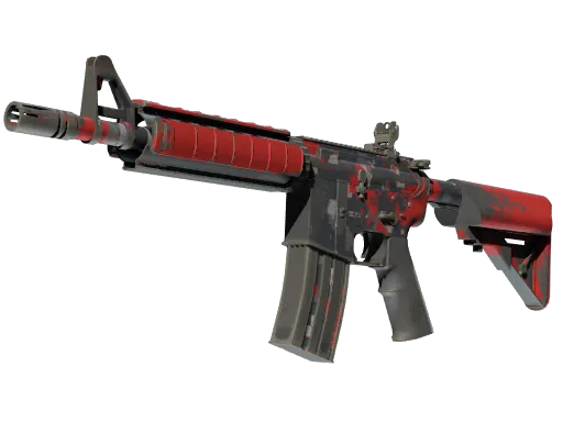 M4A4 | Red DDPAT (Well-Worn)