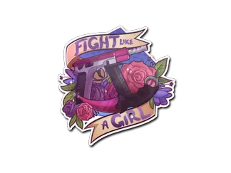 Sticker | Fight like a Girl