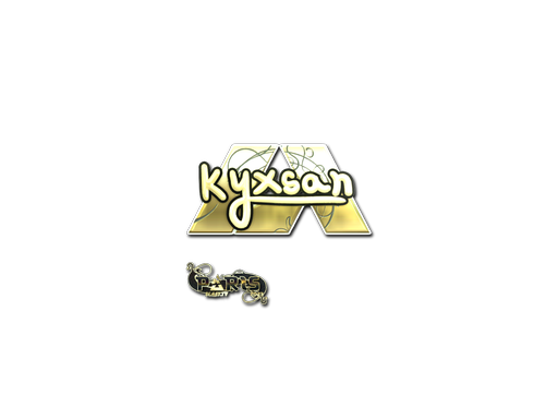 Sticker | kyxsan (Gold) | Paris 2023