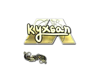 Sticker | kyxsan (Gold)