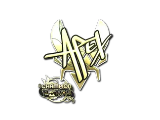 Sticker | apEX (Gold, Champion)