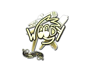 Sticker | WOOD7 (Gold)