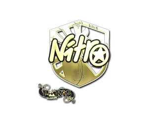 Sticker | nitr0 (Gold)