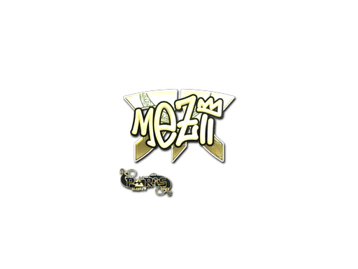 Sticker | mezii (Gold) | Paris 2023