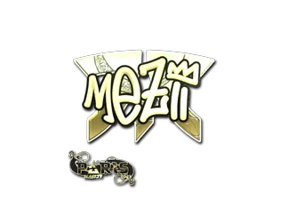 Sticker | mezii (Gold)