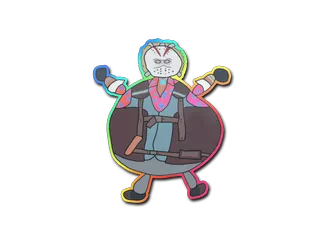 Sticker | Poorly Drawn Bloody Darryl (Holo)