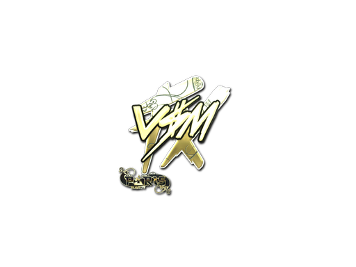 Sticker | v$m (Gold) | Paris 2023