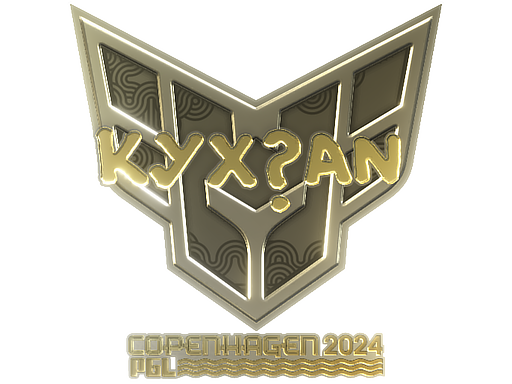 Sticker | kyxsan (Gold) | Copenhagen 2024