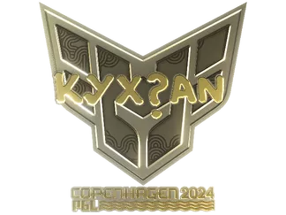 Sticker | kyxsan (Gold)