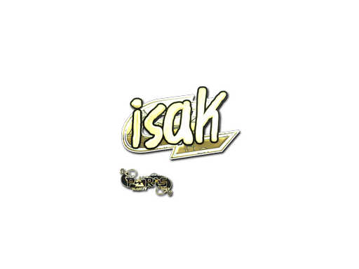 Sticker | isak (Gold) | Paris 2023