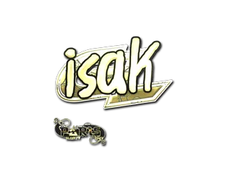 Sticker | isak (Gold)