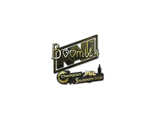 Sticker | Boombl4 (Gold) | Stockholm 2021