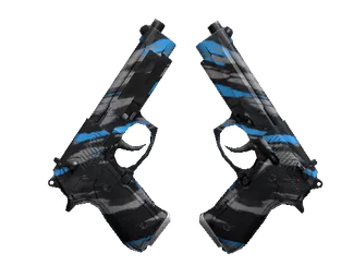 StatTrak™ Dual Berettas | Shred (Factory New)