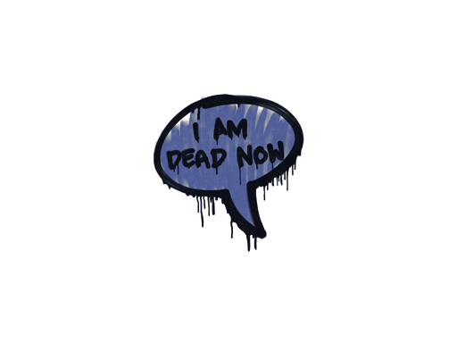 Sealed Graffiti | Dead Now (SWAT Blue)