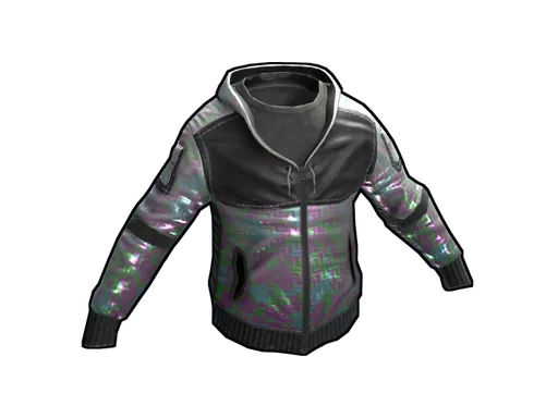 White Holographic Hoodie