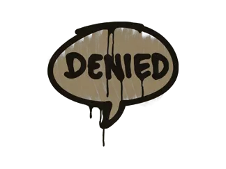 Sealed Graffiti | Denied (Dust Brown)