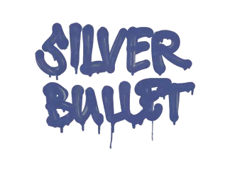 Sealed Graffiti | Silver Bullet (SWAT Blue)