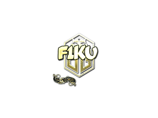 Sticker | F1KU (Gold) | Paris 2023