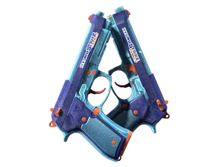 StatTrak™ Dual Berettas | Hydro Strike (Minimal Wear)