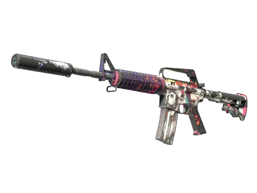 M4A1-S | Vaporwave (Battle-Scarred)