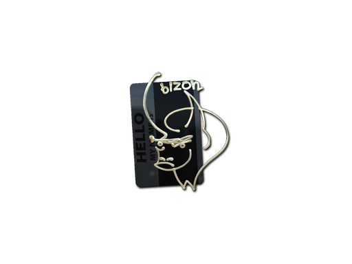 Sticker | Hello PP-Bizon (Gold)