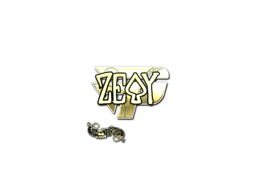 Sticker | zevy (Gold) | Paris 2023