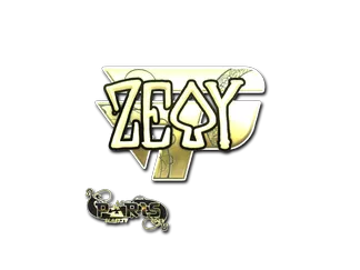 Sticker | zevy (Gold)