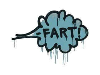 Sealed Graffiti | Fart (Wire Blue)