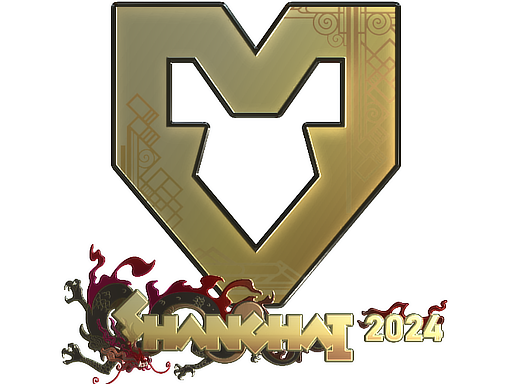 Sticker | MOUZ (Gold) | Shanghai 2024