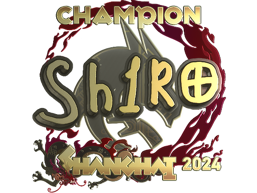 Sticker | sh1ro (Gold, Champion) | Shanghai 2024