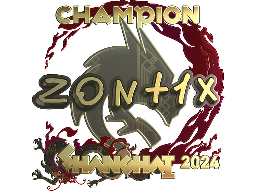 Sticker | zont1x (Gold, Champion) | Shanghai 2024