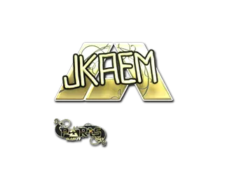 Sticker | jkaem (Gold)