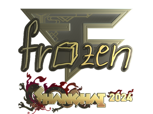 Sticker | frozen (Gold) | Shanghai 2024