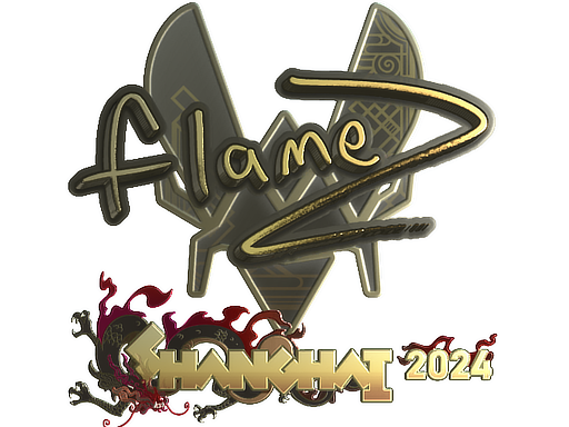 Sticker | FlameZ (Gold) | Shanghai 2024