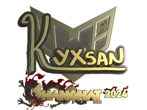 Sticker | kyxsan (Gold) | Shanghai 2024